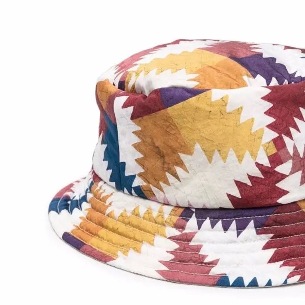 ISABEL MARANT 
Colour Block-Print Bucket Hat